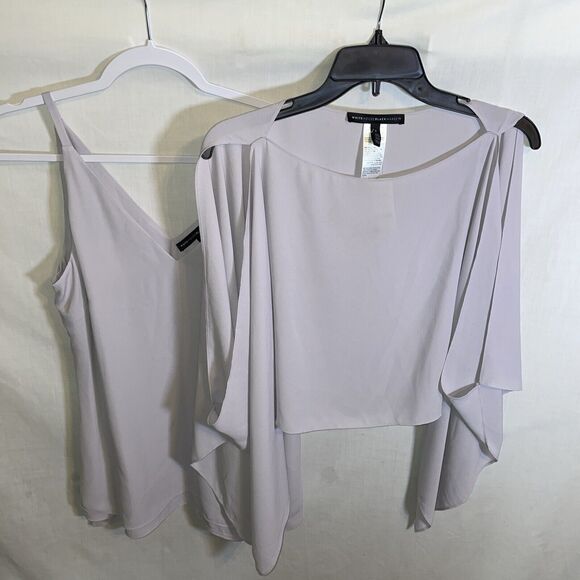 WHBM Women’s Blouse Camisole Set Size Small Light Purple Going Out Party NWT - Picture 1 of 16
